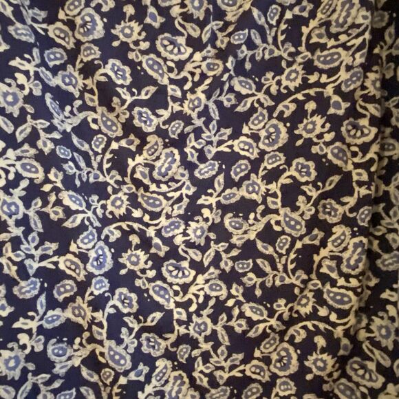 American Eagle Button Front Seriously Soft Paisley Shirt Mens Medium Classic Fit - Picture 7 of 10